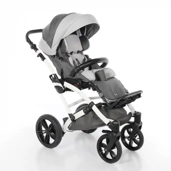 Mywam Mouse Engelli Çocuk Puseti | Tilt Özellikli, Şok Emicili Tekerlekler, Ayarlanabilir Oturma Sistemli, Full Destekli Puseti