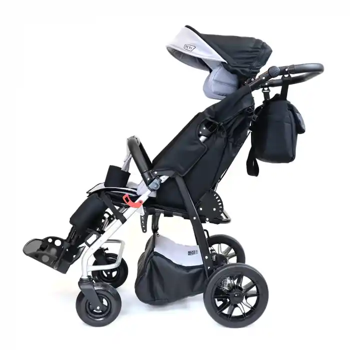 Mywam Yeti Engelli Çocuk Puseti | Katlanabilir Şase, Ayarlanabilir Derinlik ve Sırtlık, 80 Kg Taşıma Kapasiteli