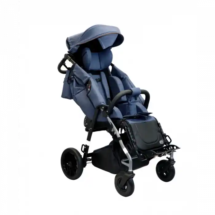 Mywam Yeti Engelli Çocuk Puseti | Katlanabilir Şase, Ayarlanabilir Derinlik ve Sırtlık, 80 Kg Taşıma Kapasiteli