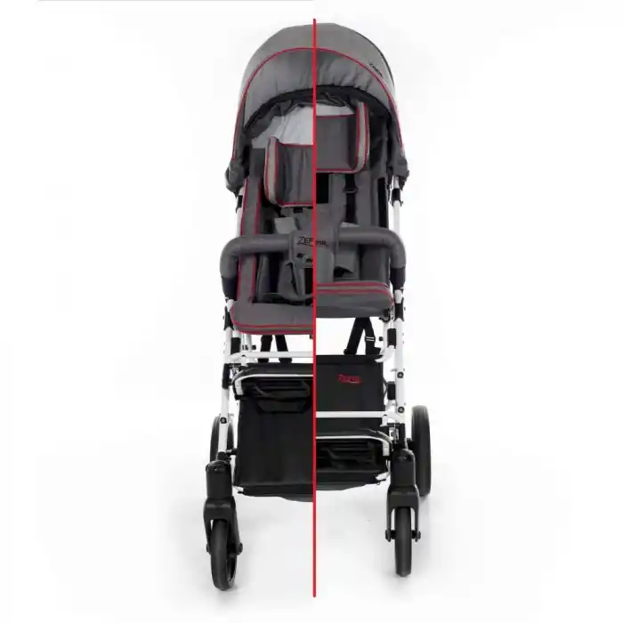 Mywam Zefir Engelli Çocuk Puseti | Hafif ve Katlanabilir Tasarım, Ayarlanabilir Sırtlık-Ayaklık, Dolgu Tekerli, Full Destekli Puseti