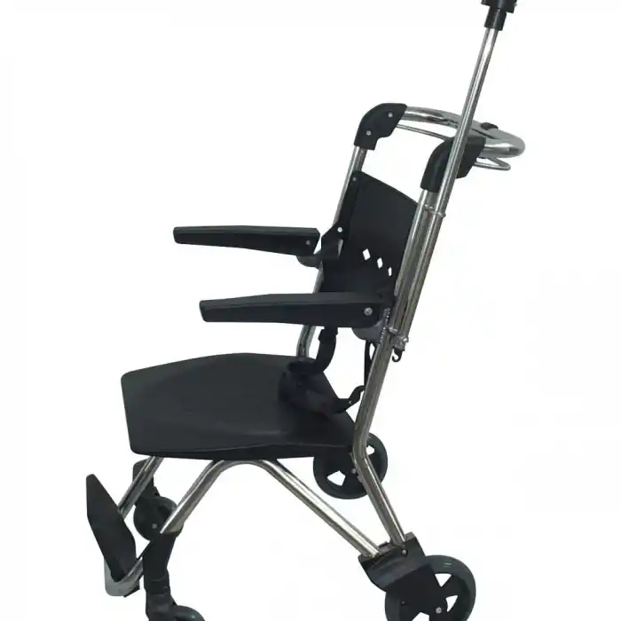 Poylin Carry İç İçe Geçebilen Hastane Tipi Transfer Sandalyesi | Hafif ve Dayanıklı Alüminyum Yapı P007