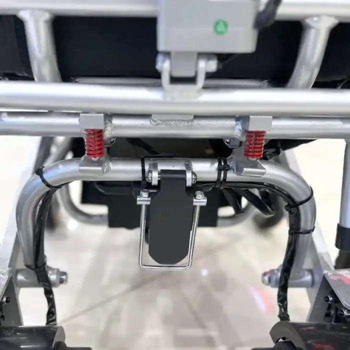 Poylin Akülü Tekerlekli Sandalye | Katlanabilir Alüminyum Şase, Sırt Yatırmalı P206