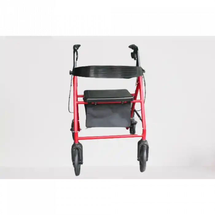 Poylin YERLİ Ekonomik Rollatör | Katlanabilir Yapı, Oturma Alanı, Taşıma Sepetli P580Y