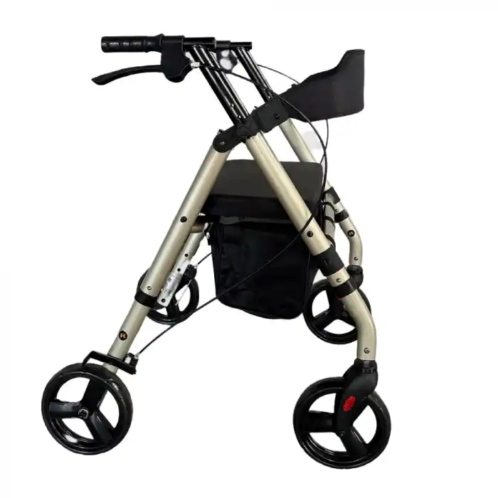 Poylin Ekonomik Rollatör | Katlanabilir Yapı, Oturma Alanı, Frenli Tekerlekli P581