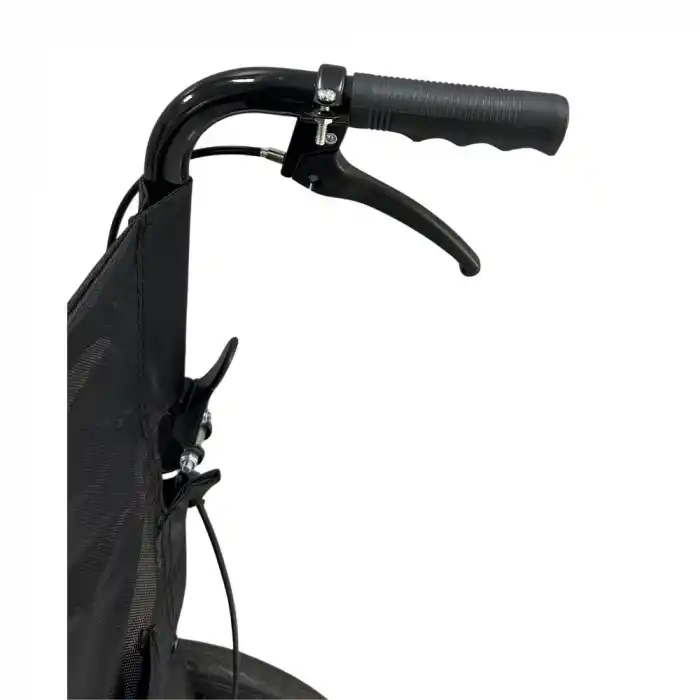 Poylin Refakatçi Tekerlekli Sandalye | Katlanabilir Çelik Gövde, Refakatçi Frenli, Hafif ve Kompakt Yapılı P805