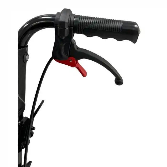 Poylin Refakatçi Tekerlekli Sandalye | Katlanabilir Alüminyum Şase, Refakatçi Frenli, Hafif ve Portatif P806K