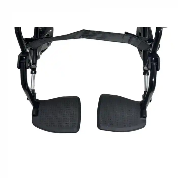 Poylin Tekerlekli Refakatçi Tekerlekli Sandalye | Katlanabilir Alüminyum Şase, Refakatçi Frenli, Hafif ve Portatif P807K