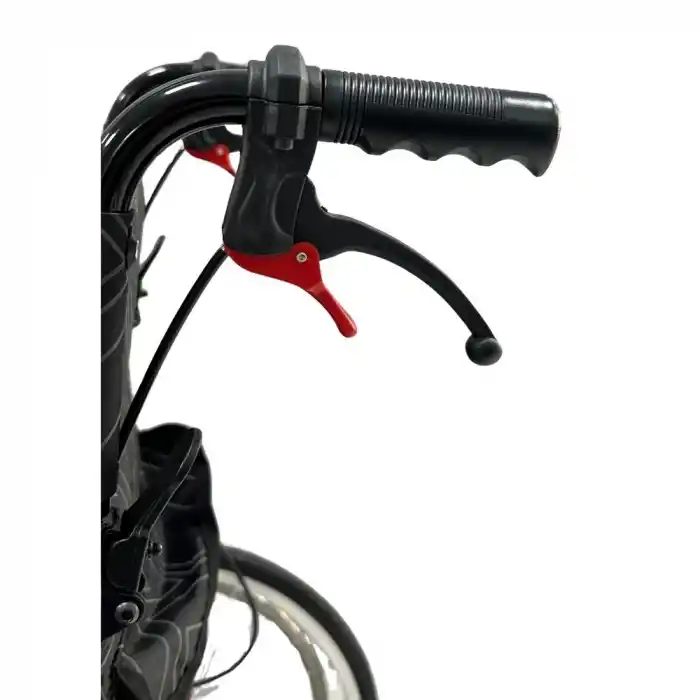 Poylin Tekerlekli Refakatçi Tekerlekli Sandalye | Katlanabilir Alüminyum Şase, Refakatçi Frenli, Hafif ve Portatif P807K