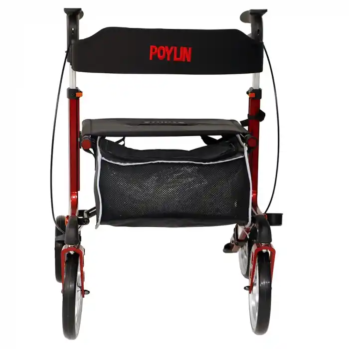 Poylin Lüks Rollatör | Alüminyum, 9,10 Kg, Ayarlanabilir Yükseklik P888