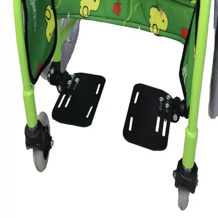 Poylin Tekerlekli Çocuk Sandalyesi | Katlanır Alüminyum Ve Refakatçi Frenli, Anti-Tipper, 12 Kg P981