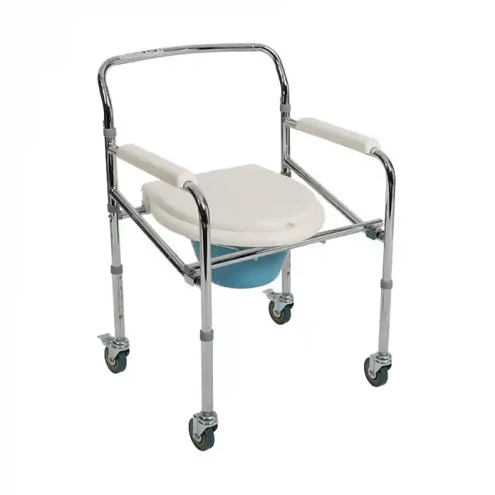 Loco Tekerlekli Katlanır Komot | Katlanabilir, Taşınabilir ve Dayanıklı Çelik Gövde PR-771