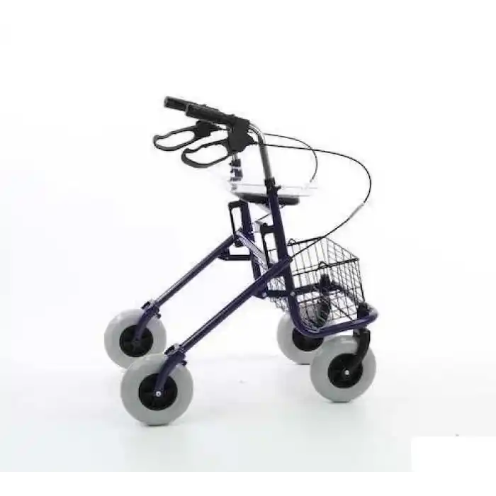 Loco Alüminyum Rollatör | Katlanabilir, Frenli ve Oturaklı Yapısıyla Yaşlı ve Engelliler İçin Güvenli Mobilite Yardımcısı PR-882