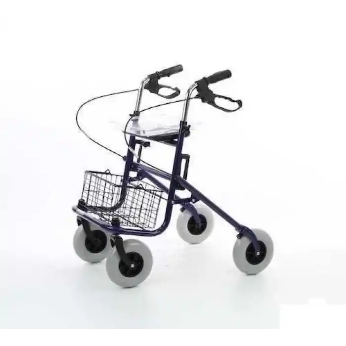 Loco Alüminyum Rollatör | Katlanabilir, Frenli ve Oturaklı Yapısıyla Yaşlı ve Engelliler İçin Güvenli Mobilite Yardımcısı PR-882