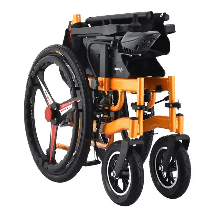 Respirox Akülü Tekerlekli Sandalye | 24 Arka Tekerlekli, Katlanabilir, Hafif Model BC-EA8009