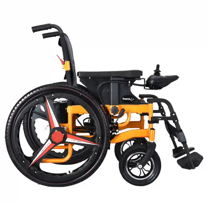 Respirox Akülü Tekerlekli Sandalye | 24 Arka Tekerlekli, Katlanabilir, Hafif Model BC-EA8009