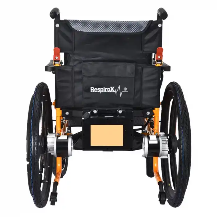 Respirox Akülü Tekerlekli Sandalye | 24 Arka Tekerlekli, Katlanabilir, Hafif Model BC-EA8009