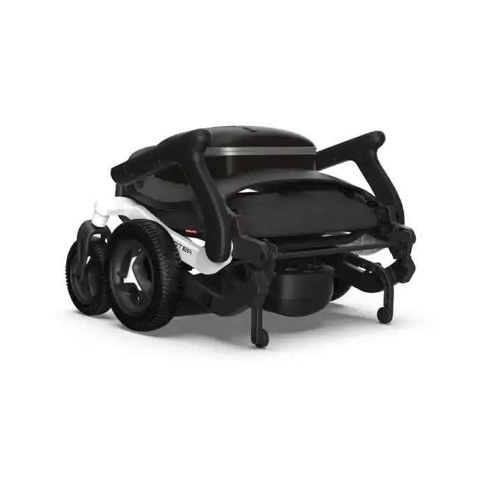 Robooter Akülü Tekerlekli Sandalye Gri | Hafif Alüminyum Gövde, Fırçasız Motor ve 25 km Menzilli Ergonomik Sürüş Desteği E40-20