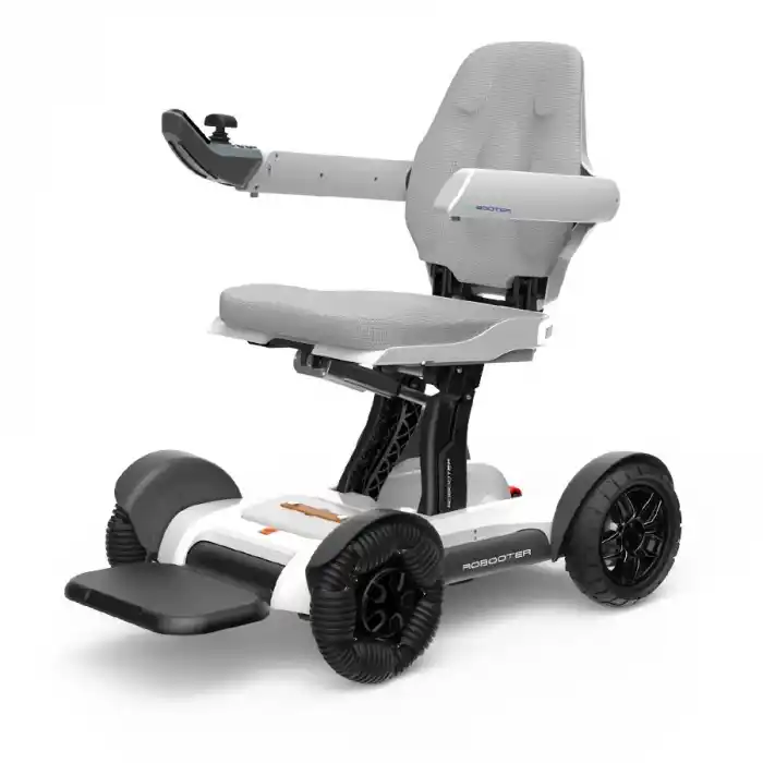 Robooter Akülü Tekerlekli Sandalye | Ergonomik Tasarım, Hafif Alüminyum Gövde ve 35 km Menzilli Mobilite Desteği X40