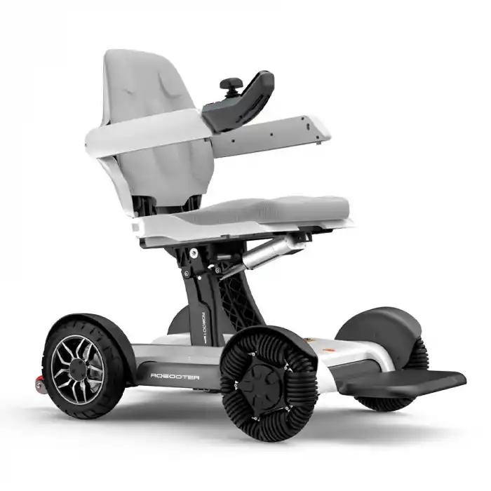 Robooter Akülü Tekerlekli Sandalye | Ergonomik Tasarım, Hafif Alüminyum Gövde ve 35 km Menzilli Mobilite Desteği X40