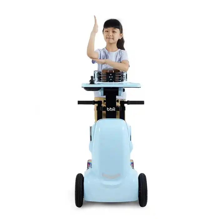 Robooter Pediatrik Akülü Tekerlekli Sandalye | Hafif Katlanabilir Tasarım, Uzaktan Kontrol Özelliği ve 15 km Menzilli Güvenli Mobilite Desteği XZ-DROID P