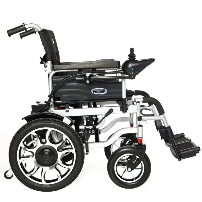 Römer Akülü Tekerlekli Sandalye | Lityum Batarya, Katlanabilir ve 150 Kg Taşıma Kapasiteli R101 Plus