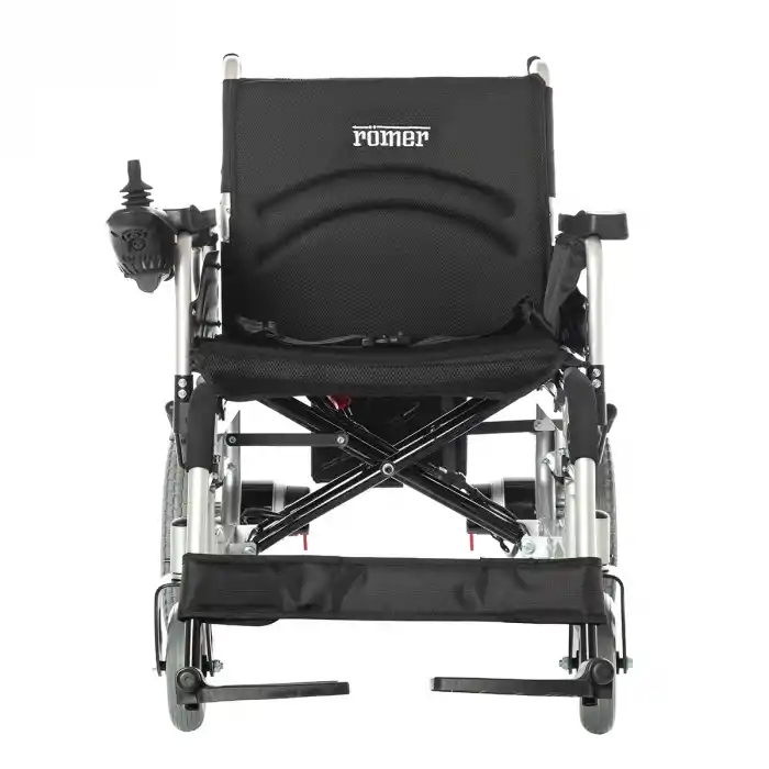 Römer Akülü Tekerlekli Sandalye | Katlanabilir Çelik Şase ve 150 Kg Taşıma Kapasiteli Yapısıyla R103