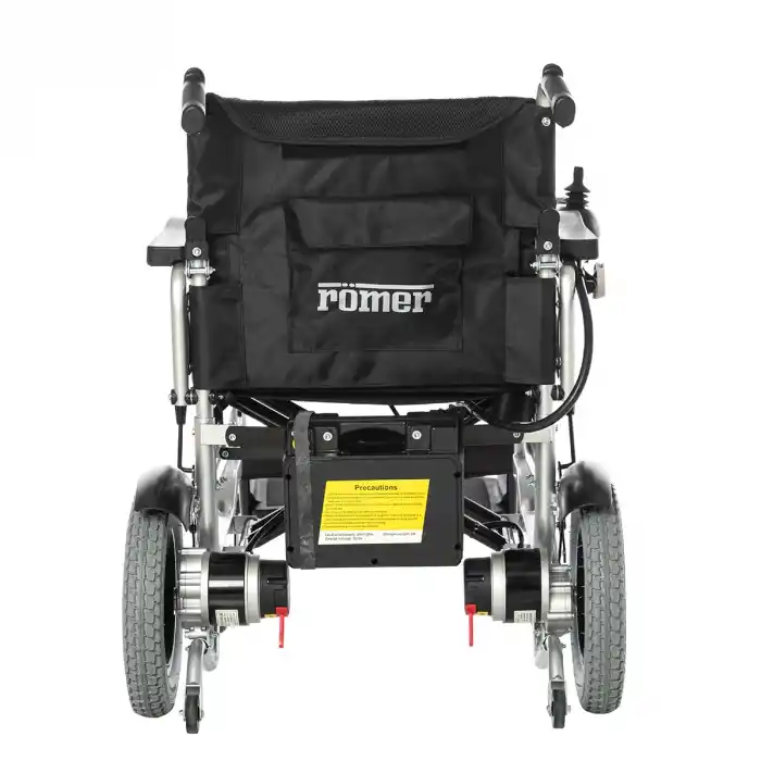 Römer Akülü Tekerlekli Sandalye | Katlanabilir Çelik Şase ve 150 Kg Taşıma Kapasiteli Yapısıyla R103