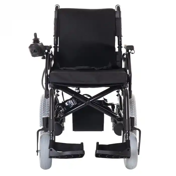 Römer Akülü Tekerlekli Sandalye | 2x340W Motor Gücü, 24V32Ah JEL Akü ve Katlanabilir Çelik Şase R106