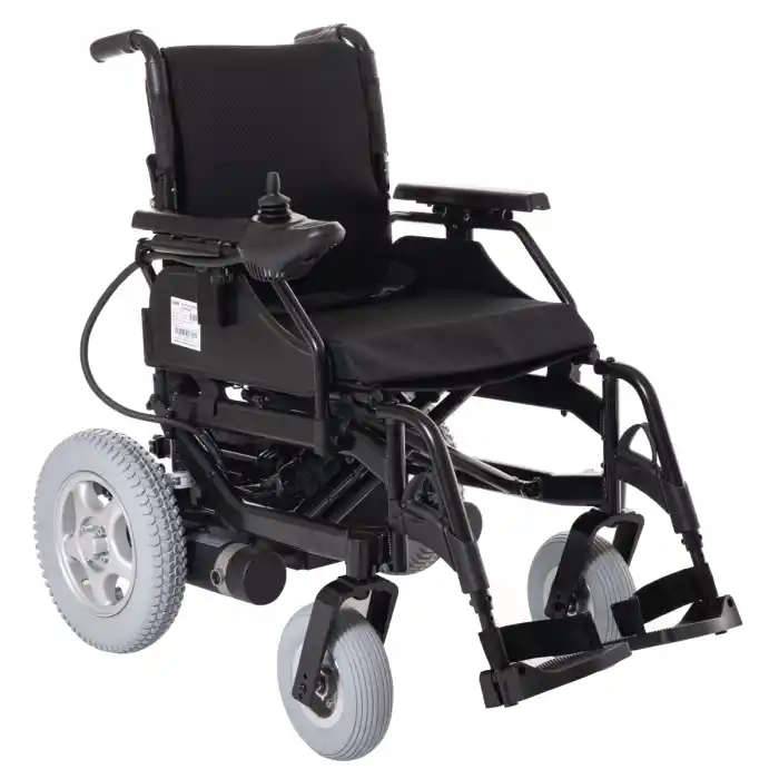 Römer Akülü Tekerlekli Sandalye | 2x340W Motor Gücü, 24V32Ah JEL Akü ve Katlanabilir Çelik Şase R106