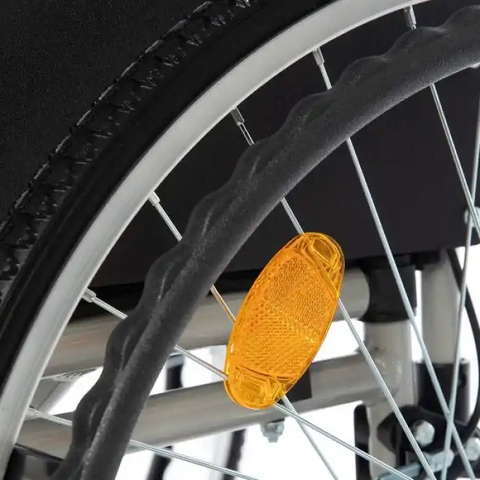 Römer Özellikli Alüminyum Manuel Tekerlekli Sandalye | Katlanabilir ve Baldır Destekli R224