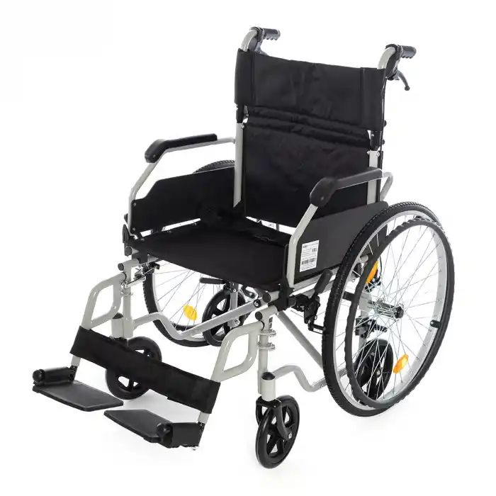 Römer Özellikli Alüminyum Manuel Tekerlekli Sandalye | Katlanabilir ve Baldır Destekli R224