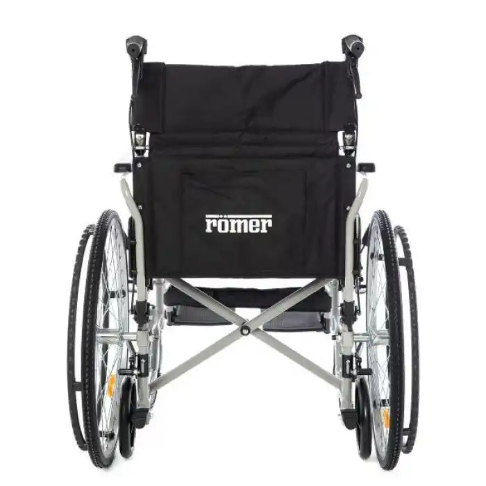 Römer Özellikli Alüminyum Manuel Tekerlekli Sandalye | Katlanabilir ve Baldır Destekli R224