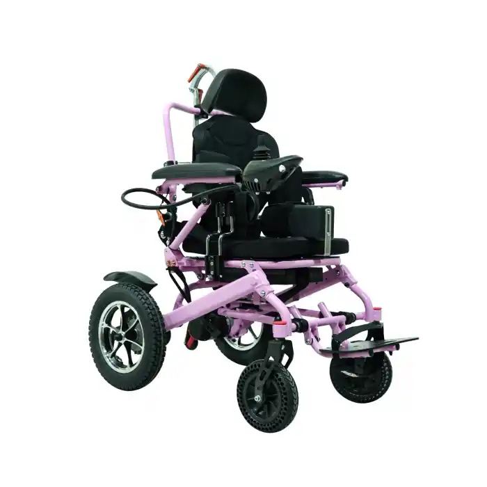 Scuba Çocuk Akülü Tekerlekli Sandalye | Hafif Yapılı Tilt Fonksiyonlu Kompakt Model S458