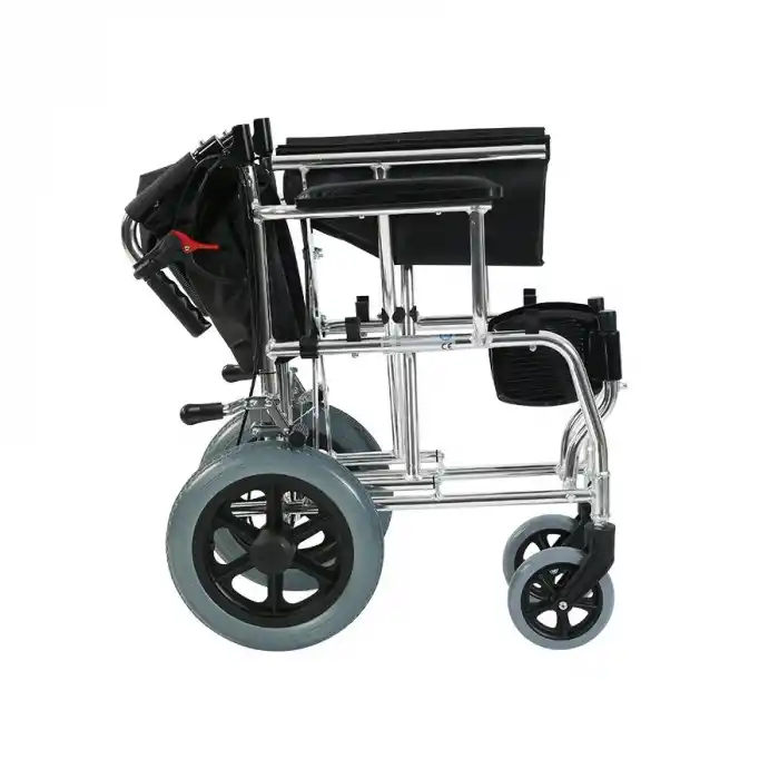 Refakatçi Tekerlekli Sandalyesi | Hafif Alüminyum Gövde ve Katlanabilir Yapı TM-H 8035