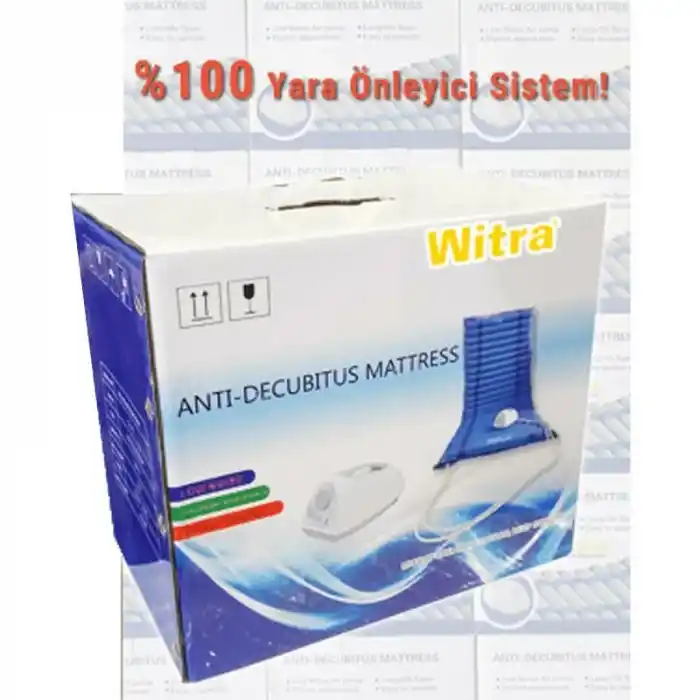 Witra Boru Tipi Havalı Yatak 8 cm | A+B Sistem, Terleme Önleyici ve Konforlu