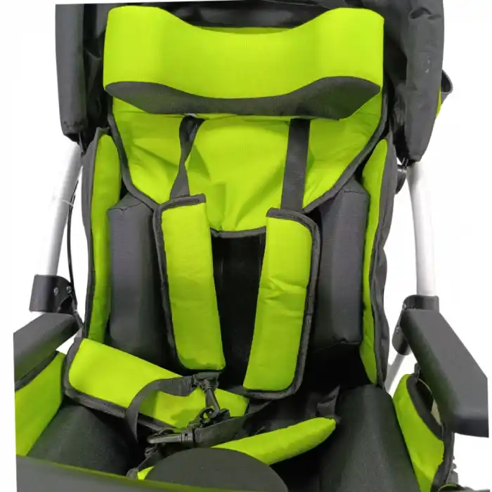 Poylin Yeni Engelli Bebek Puseti | Tilt Özellikli, Çift Yönlü Oturma Ünitesi, Havalı Tekerlekli P990