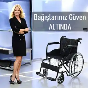 Ekonomik Müge Anlı Bağışa Uygun Tekerlekli Sandalye