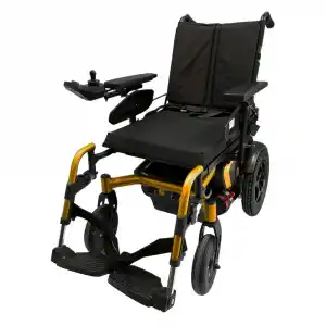 Poylin Akülü Tekerlekli Sandalye Turuncu | Manuel Tilt Özellikli, Ayarlanabilir Genişlik, Elektromanyetik Fren P266