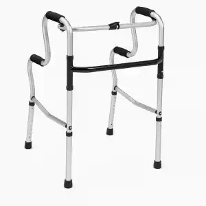 Alüminyum Kademeli Walker | Hafif, Katlanabilir ve Ergonomik Yapısıyla Güvenli Yürüme Desteği