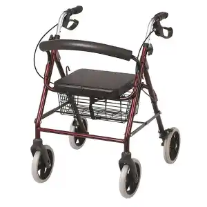 Alüminyum Katlanabilir Rollatör Yürüteç 130 Kg Taşıma Kapasiteli | Lüx 1. Sınıf | 2 Yıl Garanti