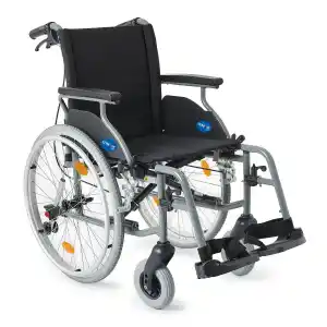 Comfort Plus Hafif Alüminyum Tekerlekli Sandalye | Katlanır Refakatçi Frenli Model DM-317 45cm