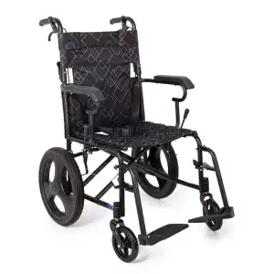 Comfort Plus Transfer Tekerlekli Sandalye | Kompakt Yapı, Refakatçi Frenli, Emniyet Kemerli KY8711-16