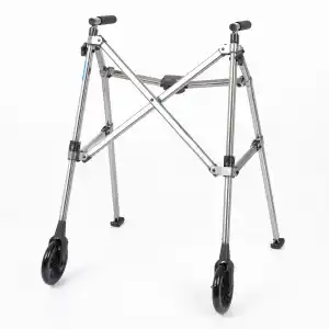 Comfort Plus Walker Yürüteç | 2 Tekerlekli Alüminyum Gövde, Katlanabilir ve Ayarlanabilir KY918L