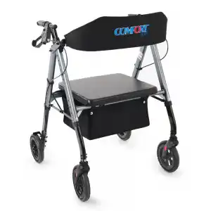 Comfort Plus Obez Alüminyum Rolatör | Geniş Gövdeli Tasarım, Yüksek Taşıma Kapasiteli Yürüteç DM-9200 XXL