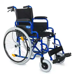 Comfort Plus Tekerlekli Sandalye | 40 cm Oturma Genişliği, Refakatçi Frenli, Çelik Gövde, DM-312