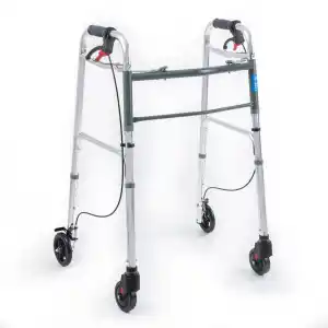 Comfort Plus Wolker Yürüteç | 4 Tekerlekli Frenli, Katlanabilir Alüminyum Gövde, Yükseklik Ayarlı, KF8220L-5