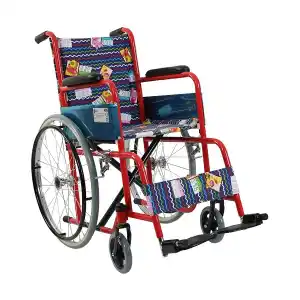 Golfi Pediatrik Tekerlekli Sandalye | Çelik Gövde, Katlanabilir Yapı, PVC Tekerlek G100C