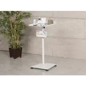 Mega Çalışma İstasyonu Ve Setup Sehpası Beyaz | Yüksekliği Ayarlanabilir Metal Gövde Yapı 4075