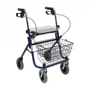 Loco Alüminyum Rollatör | Katlanabilir, Frenli ve Oturaklı Yapısıyla Yaşlı ve Engelliler İçin Güvenli Mobilite Yardımcısı PR-882