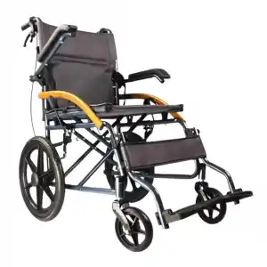 Respirox Hasta Transfer Aracı | Katlanabilir Sırtlık, Refakatçi Freni ve Kompakt Tasarım RTS-01